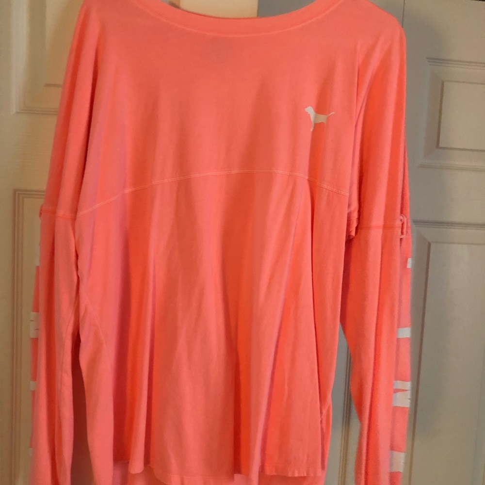 Pink long sleeve shirt
